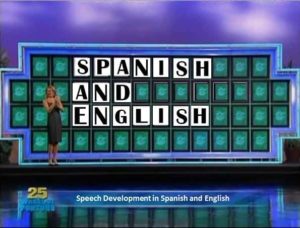 Speech Development in Spanish and English