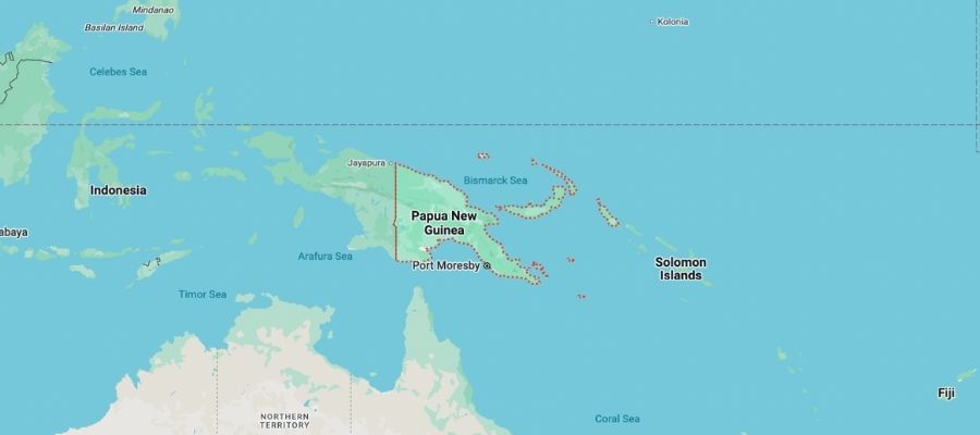 Tok Pisin Speech and Language Development map