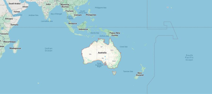 Australian English Speech and Language Development map