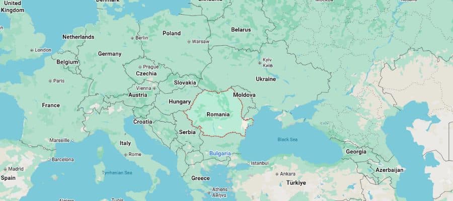 Romanian Speech and Language Development map